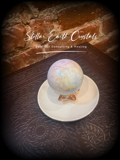 Howlite Healing Crystal Sphere #2 - Stellar Earth Crystals