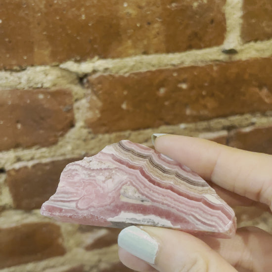 Rhodochrosite Healing Crystal Slab